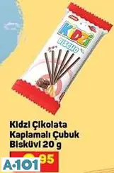 KİDZL ÇİKOLATA KAPLAMALI ÇUBUK BİSKÜVİ